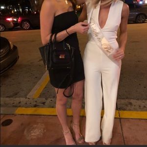 Lulus white jumpsuit